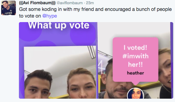 Voter Drive on Hype