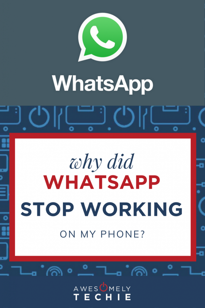 why is whatsapp not working on my iphone