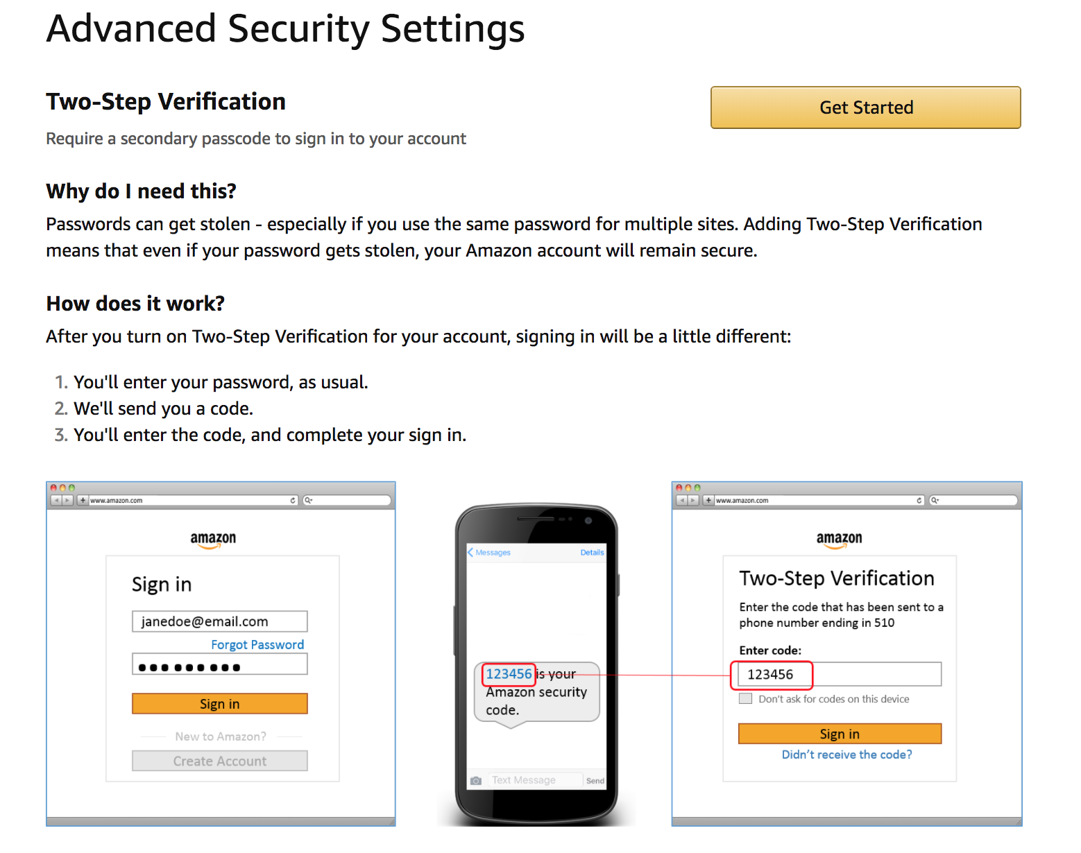 Account verification required. Enter your password Phone. Как пройти верификацию на Амазон. 2-Step authentication code Lost. Amazon смс с официального сайта как выглядит.