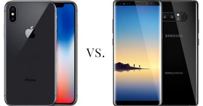 iPhone X vs. Samsung Galaxy Note 8 - Which Is Better for Bloggers?